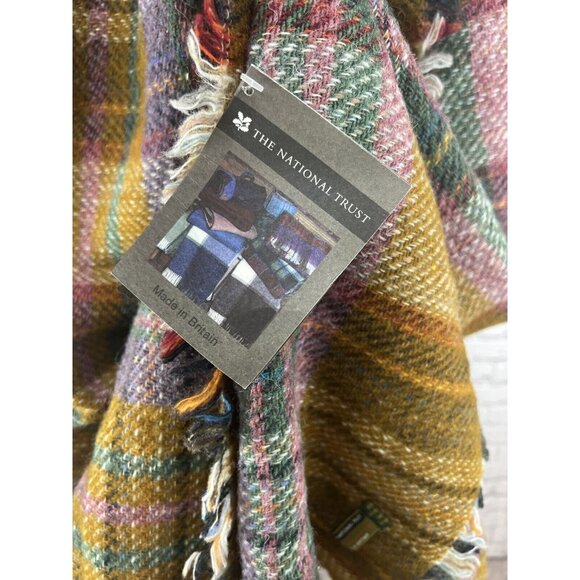 NWT VTG The National Trust Random Wool Rug Recycled Wool Britain 120cm x 150cm - Picture 2 of 10